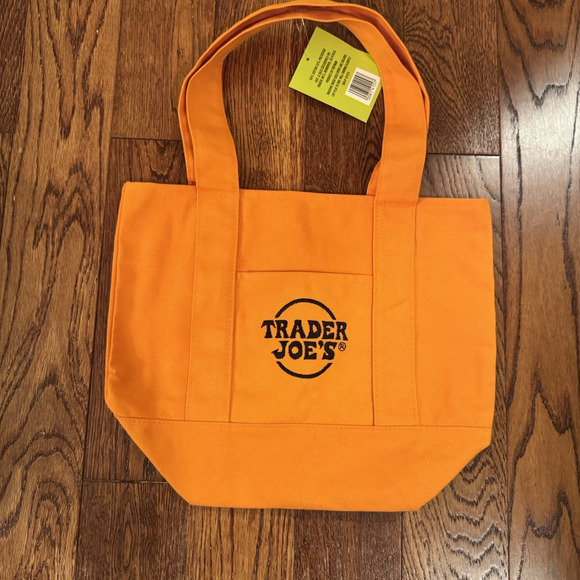 Trader Joe's Trick or Treat Canvas Tote Bag Halloween 3 Reusable Mini Bags New - Picture 3 of 13